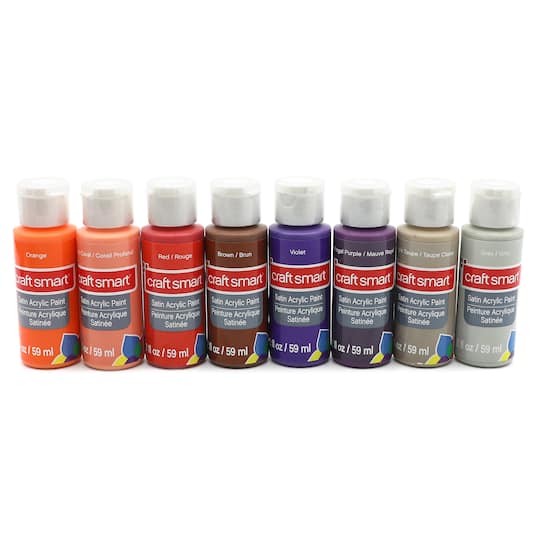 12 Packs: 24 ct. (288 total) Satin Classic Acrylic Paint Set by Craft Smart®